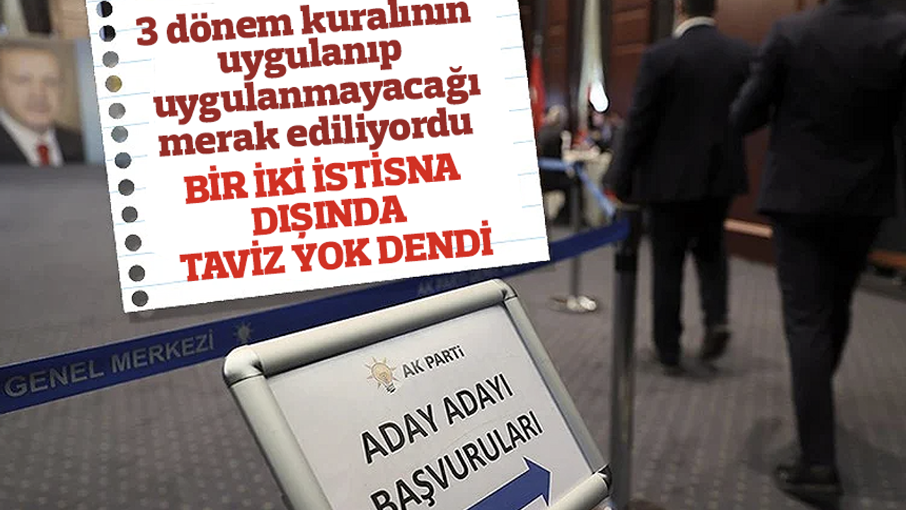 AK Parti'de 3 dönem kuralı: Yerel seçimlerde de devam edecek