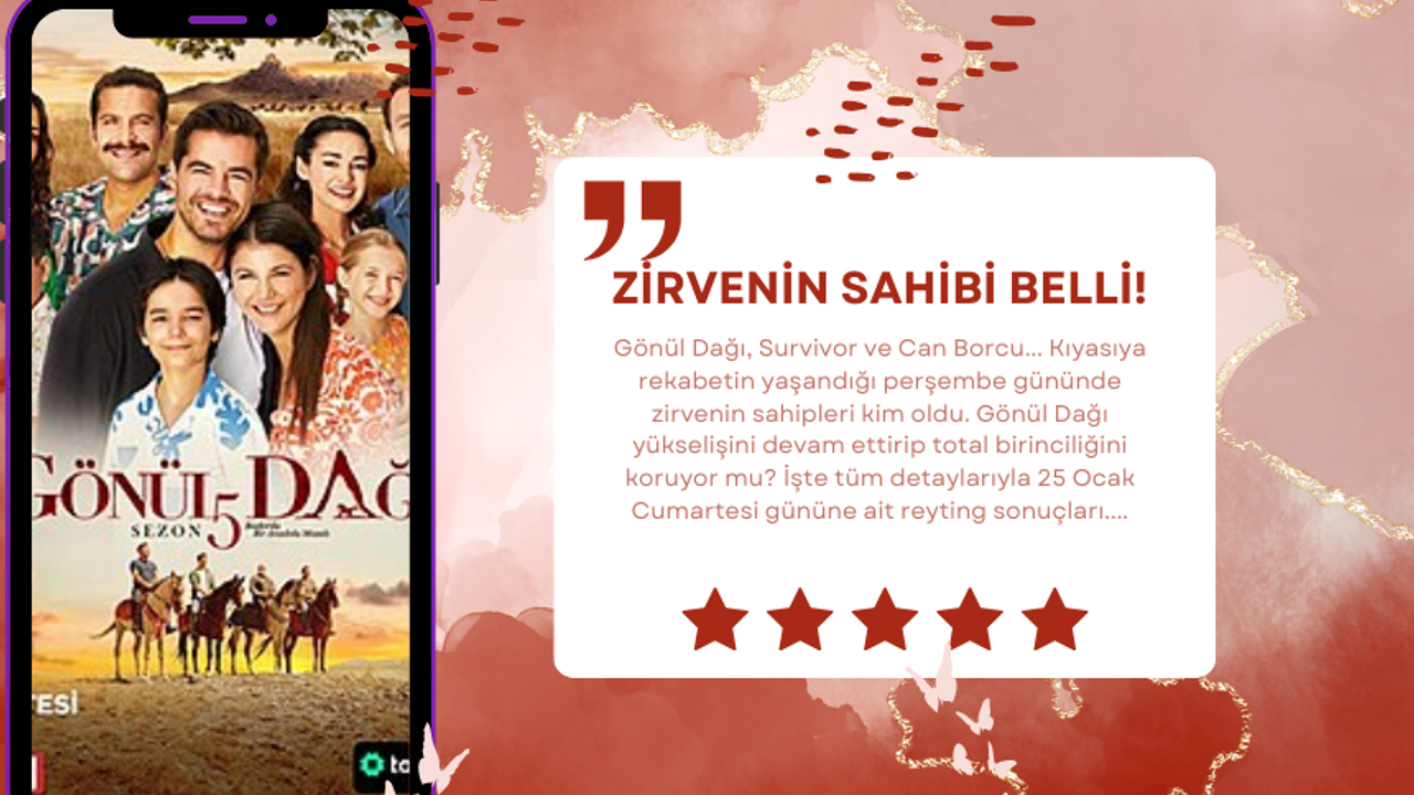 1 Mart Cumartesi reyting sonuçları ;Dün akşam en çok ne izlendi?