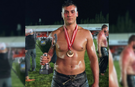 Yunusemreli yağlı güreşçi Melih Özdemir'den altın madalya