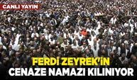 Ferdi Zeyrek'in cenaze namazı kılınıyor