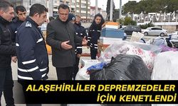 Alaşehirliler depremzedeler için kenetlendi