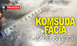 Komşu ülke Yunanistan'da iki tren çarpıştı: 32 ölü, 85 yaralı