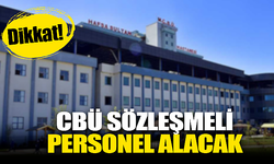 Manisa Celal Bayar Üniversitesi Sözleşmeli Personel Alacak