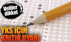 YKS için deneme sınavı uyarısı