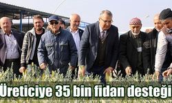 Yunusemre Belediyesi üreticisine 35 bin fidan dağıttı