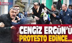 CENGİZ ERGÜN’Ü PROTESTO EDİNCE NEYE UĞRADIĞINI ŞAŞIRDI