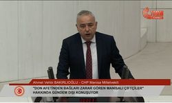 CHP’li Bakırlıoğlu Meclis Kürsüsünden Seslendi;  Bağlarda Zarar Büyük