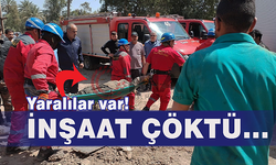 İnşaat halindeki AVM çöktü, yaralılar var...