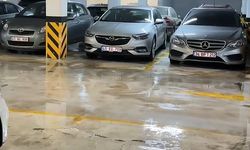 Manisa'da otopark su içinde kaldı; sorunları bitmiyor