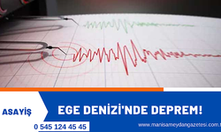 EGE DENİZİNDE KORKUTAN DEPREM