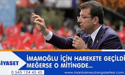 İMAMOĞLU’NA İZİN VERİLMEDİĞİ HALDE MİTİNG YAPMIŞ