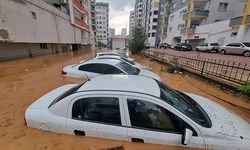 Kozan'da sel felaketi havadan görüntülendi