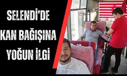 Selendili Vatandaşlardan Kan Bağışına Yoğun İlgi 