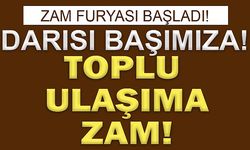 Toplu ulaşım ücretlerine yine zam geldi