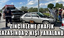 Zincirleme trafik kazası meydana geldi