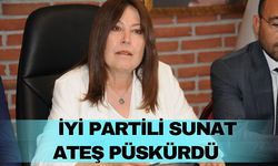 İYİ PARTİLİ SUNAT ATEŞ PÜSKÜRDÜ