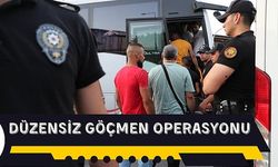 İzmir'de Düzensiz Göçmen Operasyonu