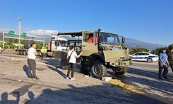 Hatay’da Askeri Araç Kaza Yaptı