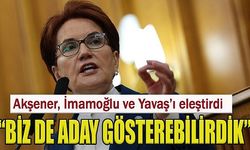 Akşener, 'ittifak' kapısını sert kapattı! 'Biz de aday gösterebilirdik'