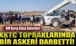 BM Barış Gücü askerleri, KKTC topraklarında bir askeri darbetti