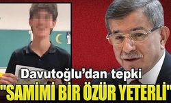 Davutoğlu o gencin tutuklanmasına tepki gösterdi!