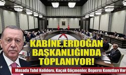 Kabine, Erdoğan başkanlığında toplanıyor! Masada 5 önemli konu başlığı var