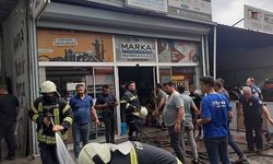 Manisa’da Yedek Parça Dükkânında Yangın
