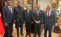 MHP’li belediye başkanları, Bahçeli’yi ziyaret etti