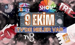 9 Ekim Pazartesi TV yayın akışı, 9 Ekim Pazartesi TV'de neler var, Show TV, Kanal D, FOX TV, ATV, TRT1, TV8,Star TV...