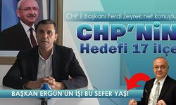 CHP Manisa İl Başkanı Ferdi Zeyrek hedefini açıkladı