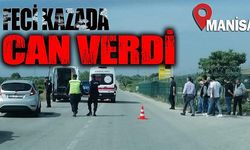 Manisa'da korkunç kazada motosiklet ile otomobil çarpıştı: 1 ölü