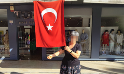 Türk Bayrağını koparıp yere atan kadın ruh ve sinir hastalıkları hastanesine sevk edildi