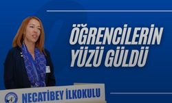 Necatibey İkokulu'nda öğrencilerin yüzü güldü