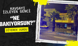 Kavgayı izleyen genci “Ne bakıyorsun?” diyerek vurdu