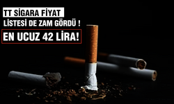 Bir sigara grubu olan TT sigara fiyat listesi de zam gördü!