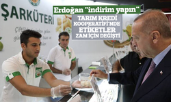 Erdoğan "indirim yapın" demişti; Tarım Kredi Kooperatifi'nde etiketler zam için değişti!