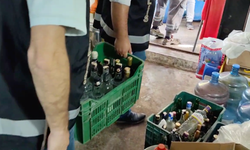 Manisa'da kaçak alkol baskını