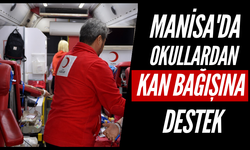 Manisa'da okullardan kan bağışına destek