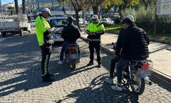 Manisa'da motosikletlilere ceza yağdı