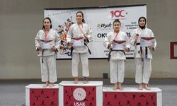 Yunusemreli Judocular Uşak'ta madalyaları topladı
