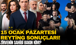 15 Ocak Pazartesi 2024 reyting sonuçları!