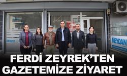 CHP Manisa Büyükşehir Belediye Başkan Adayı Ferdi Zeyrek'ten gazetemize ziyaret