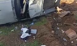 Direksiyonda uyuyakaldı, otomobil takla attı