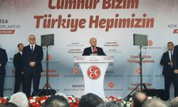 MHP lideri Devlet Bahçeli Manisa'da konuştu