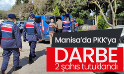 Manisa'da PKK terör örgütüne operasyon: Örgüt üyesi 2 şahıs tutuklandı
