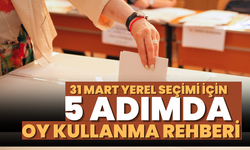 Yerel seçime bir hafta kaldı | 31 Mart yerel seçimi için 5 adımda oy kullanma rehberi