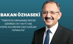 Bakan Özhaseki: "Türkiye'de kırılmamış 500’ün üzerinde fay hattı var"