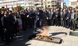 Manisa’da baharın müjdeleyicisi Nevruz Bayramı kutladı