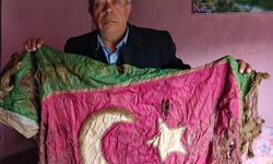 Manisa’da Kurtuluş Savaşı’ndan kalma Türk bayrağı ortaya çıktı