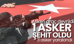 Son Dakika: Şırnak'ta askeri aracın devrilmesi sonucu 1 asker şehit oldu!